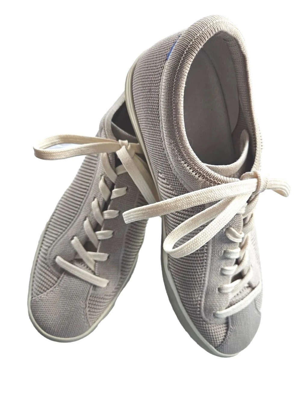 Rothy's The Lace Up Sneaker in a gray color S-557 Sz 8